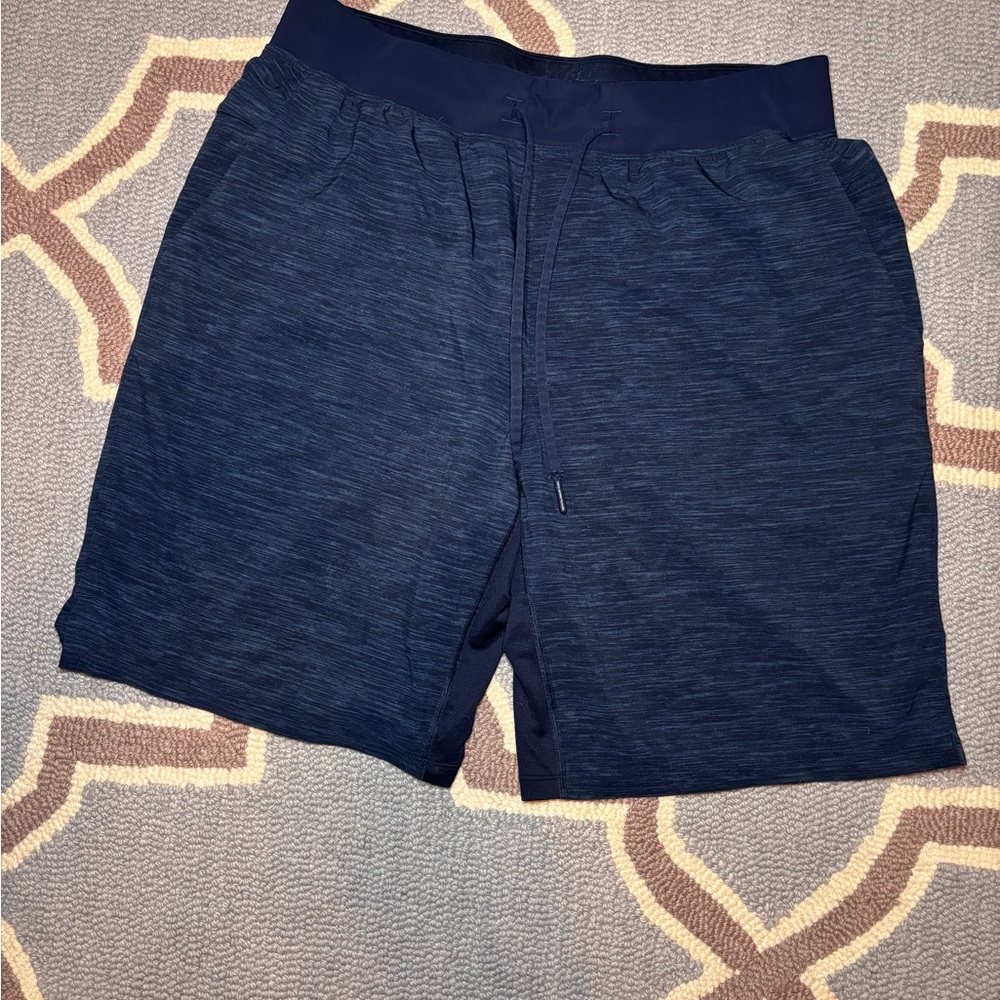 Lululemon Men's Navy Blue Shorts size L